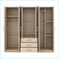 thumbnail image 5 of Chests & Wardrobes, Modern 6-Door with Big Drawers | Brown | MDF, 5 of 15