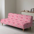 thumbnail image 4 of SCRAWLGOD Paw Heart Print Sofa Slipcover Without Armrest for Living Room Anti Scratch Stretch Couch Cover Washable Breathable Sofa Cover, 4 of 9