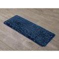 thumbnail image 4 of Navy Blue Bath Rug Runner Mat Memory Foam 3D Pebble 48"L x 18"W, 4 of 6