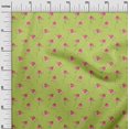 thumbnail image 2 of oneOone Cotton Jersey Lime Fabric Flower Watercolor Sewing Craft Projects Fabric Prints By Yard 58 Inch Wide, 2 of 4