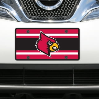 Rico Industries NCAA Louisville Cardinals #1 Fan Metal Auto Tag