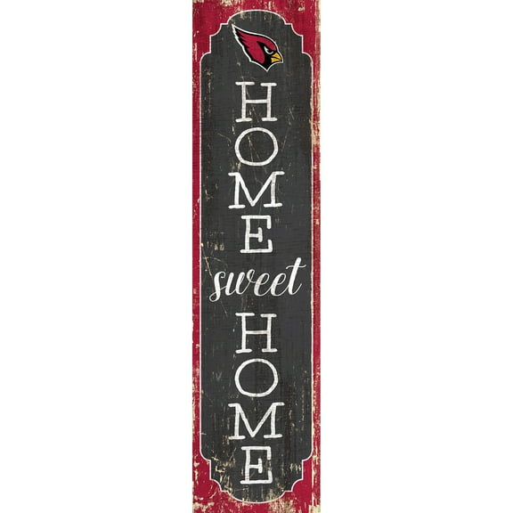 Arizona Cardinals 24" Home Sweet Home Leaner Sign