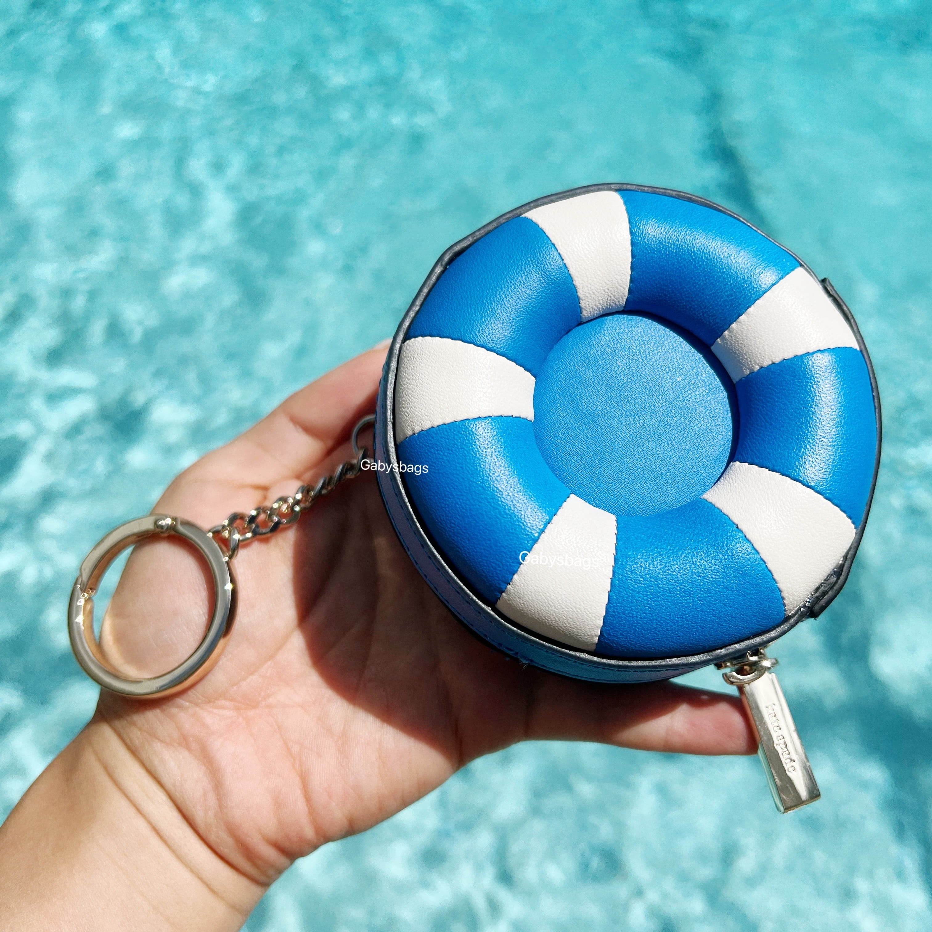Kate Spade Splash Pool Float Coin Purse Bag Backpack Keychain Charm  