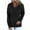 Black, variant on Sevevn Women's Fashion Casual New Solid Color Hoodie Long Sleeve Top Black XXXL Gift for Adults