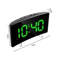 thumbnail image 4 of YAOMOBB Eye-catching LED Numerals Clock LED Digital Alarm Clock with Curved Screen Sleek Design 24H Snooze Clock for Home Bedroom, 4 of 7