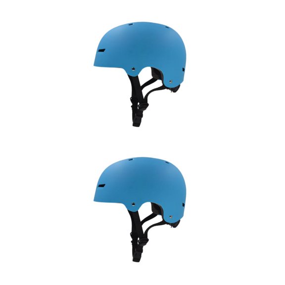 Soidarity Cascos deportivos ABS: doble protección para mayor seguridad y comodidad al usar cascos de patinaje sobre ruedas Azul mate M (52-58 azul mate METRO(52-58CM) 2Conjunto