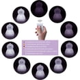 thumbnail image 4 of Luz nocturna infantil con control remoto, táctil, 7 colores | Luz nocturna de dinosaurio para bebé con temporizador | Luz nocturna LED sin BPA | Luz nocturna recargable para niños, regalo para niña, 4 of 5