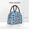 thumbnail image 2 of Yiaed Strawberries Print Lunch Bag Adult Insulated Lunch Box, Leakproof Cooler Food Lunch Containers Reusable High Capacity Lunch Tote Bags-One Size, 2 of 6