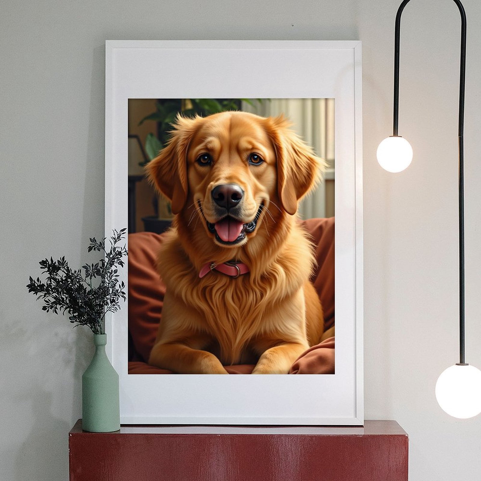 Diamond Art Kits for Adults - 5d Golden Retriever Cozy Chair Diamond Painting for Adults, Diamond Art for Adults Beginners, Diamond Painting Kits for Adults for Home Wall Decor