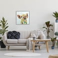 thumbnail image 2 of Happy Farm Pig Modern Composition Animals & Insects Painting Gray Framed Art Print Wall Art, 2 of 7