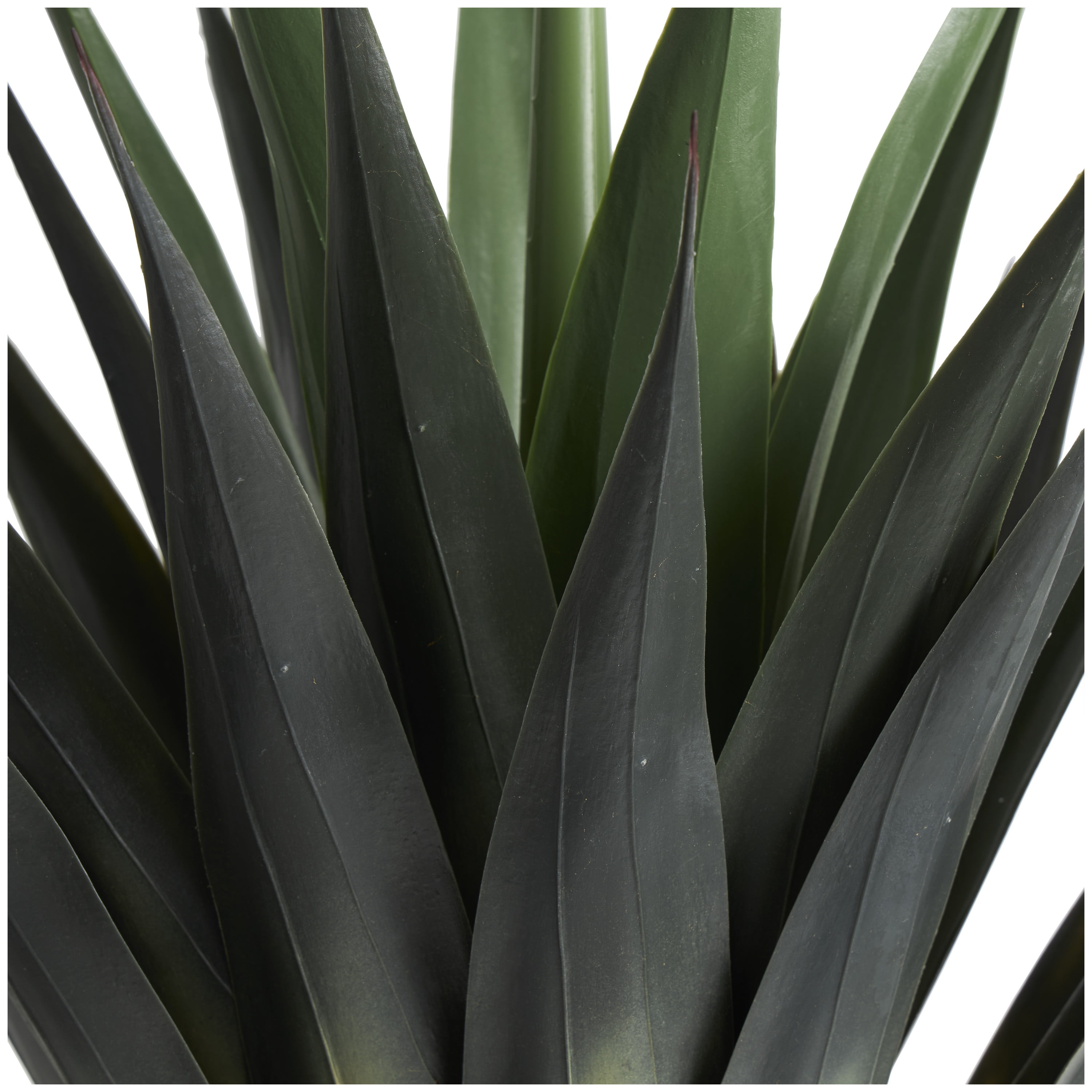 DecMode 47" Artificial Agave Tree in Black Pot