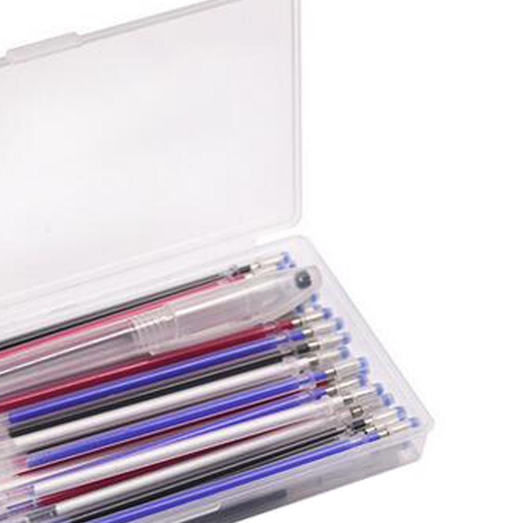 40 Erasable Fabric Marking Refills Replaceable Pen Refills with Box, Perfect for Fabrics in Various Colors Sewing Quilting Dressmaking Mixed Color