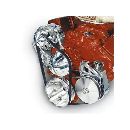 March Performance Serpentine Pulley - March Performance 22020 Sbc Long W/P Serpentine Coversion Pulley Kit