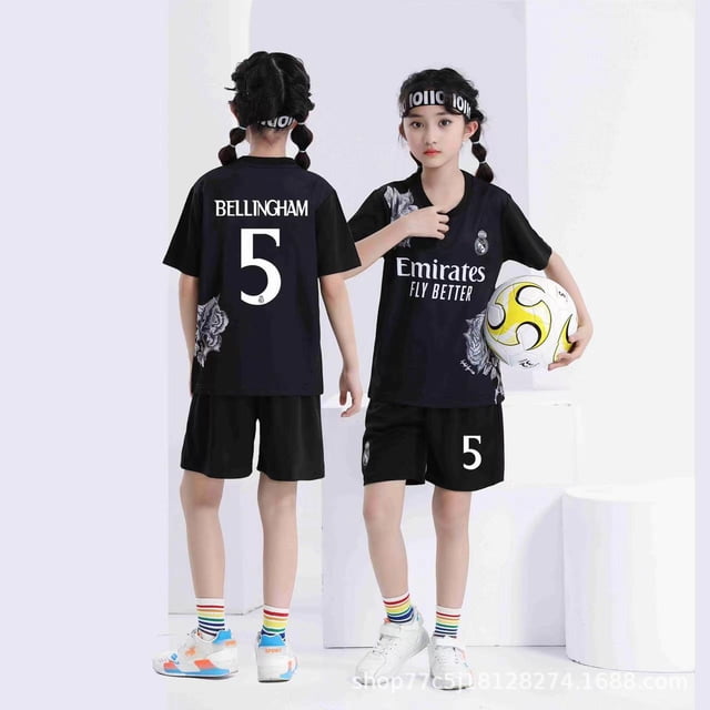 Football uniform suit men's training uniform adult children's sports competition team uniform printing football jersey men