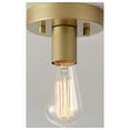 thumbnail image 5 of Better Homes & Gardens 1Light Flush Mount, Burnished Brass, Bulb Not Included, 5 of 8
