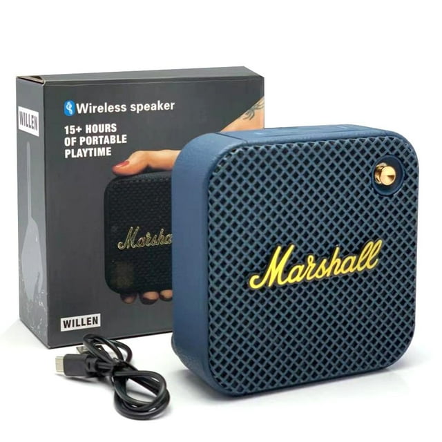 OUTAD New Wireless Marshll With Willen Wireless Speaker Portable Outdoor Convenient Small Sound Small Steel Cannon