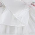 thumbnail image 4 of Girls Tutu Dress Cute Cherry Decor Flutter Sleeve A-Line Outfits Toddler Sweet Layered Tulle Princess Dress White 2-3 Years, 4 of 7