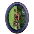 thumbnail image 2 of WallWorks Classic Oval Silhouette Picture Frame 5X7 - Hand Made Solid Wood Frame - Hand applied two toned walnut stain, 2 of 7
