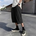 thumbnail image 2 of Mavick Sweatpants for Men Summer Sweat Shorts Elastic Waist Athletic Casual Drawstring Pocketed 3/4 Pants, 2 of 9