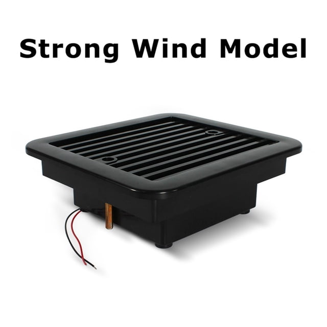 Caravan 12V Exhaust Fan Side Ventilation Fan Square Dustproof Ventilation Port Suitable For RV Camper Exterior Accessories ,Powerful and Efficient