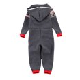thumbnail image 3 of ITFABS Family Matching Christmas Pajamas Set,Festival Snowflake One-Piece Hooded Zip-Front Rompers, 3 of 7