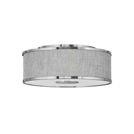 

Hinkley Lighting 42007 Halo 18 Wide Galerie Semi-Flush Ceiling Fixture - Nickel