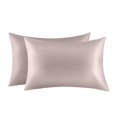 thumbnail image 1 of Fundas de almohada de seda Jocoku 100% seda morera estándar albaricoque, 1 of 6