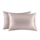thumbnail image 1 of Fundas de almohada de seda Jocoku 100% seda morera estándar albaricoque, 1 of 6