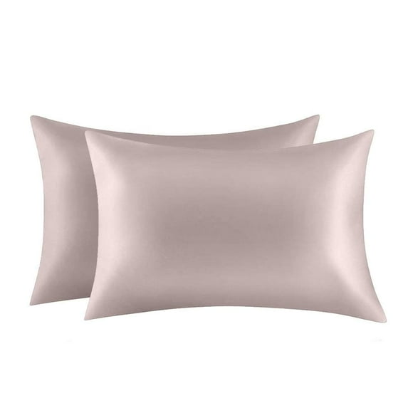 Fundas de almohada de seda Jocoku 100% seda morera estándar albaricoque
