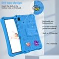 thumbnail image 3 of Dteck Kids Case for Samsung Galaxy Tab A9 Plus 11 Inch (SM-X210/X215/X216/X218),Shockproof EVA DIY Cartoon Case Kickstand Cover with Shoulder Strap for Galaxy Tab A9+,Skyblue, 3 of 8