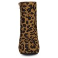 thumbnail image 3 of Unique Bargains Women's Round Toe Zipper Platform Block Heel Ankle Boots, 3 of 4