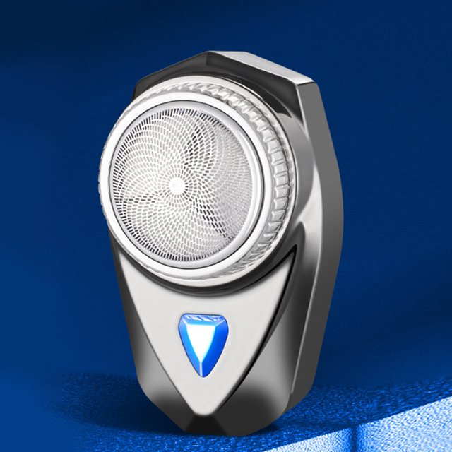 Mini afeitadora eléctrica portátil hoja de malla maquinilla de afeitar eléctrica tiempo de carga de 15 horas para hombres