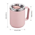 thumbnail image 2 of 450ml Handy Cup Drinkware Frasco de vacío de doble capa Regalos para viajes de oficina en casa, 2 of 8