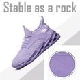 thumbnail image 3 of ZUTY Womens Training Running Shoes Breathable Non Slip Fashion Sneakers for Gym Workout Tennis Walking Sports Purple 7, 3 of 6