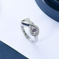 thumbnail image 4 of Angel Wing Cremation Ring for Women - Birthstone Infinity Wing Urn Rings Memorial Jewelry Human Pet Ash Holder Memorial Urn Ring, 4 of 7