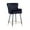 26"H Black, variant on Dayalane 30" Velvet Bar Stools Set of 2, Modern Wingback Counter Height Stools with Gold Footrest for Kitchen Island, Dining Room, Home Bar, Black
