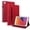 Red, variant on Dteck Smart Case for Apple iPad 8th Generation 10.2" (2020),Luxury Leather Wallet Kickstand iPad 7th Gen 10.2-inch 2019 Case Card Holder Protector Automatic wake/sleep Folio Cover,Black