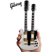 Gibson SG EDS-1275 Doubleneck White 10 Inch Miniature Guitar Replica