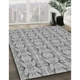 thumbnail image 3 of Ahgly Company Machine Washable Indoor Square Transitional Platinum Gray Area Rugs, 8' Square, 3 of 7