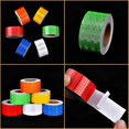 thumbnail image 2 of 6 Rolls Reflective Tapes 6 Colors Reflective Warning Tape Night Safety Sticker, Silver, Blue, Red, Yellow, Orange, Green (1 Inch X 60 Feet), 2 of 5