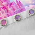 thumbnail image 4 of Homewish Pink Chic Castle Black Out Curtains,Colorful Cartoon Rainbow Curtains Pack of 2 (42x63 Each),Fariy Tale Theme Bedroom Curtains For Girl,Luxury Bedroom Decor, 4 of 6