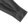 thumbnail image 7 of Mens Button Down Shirt Men's Western Cowboy Shirts Button Up Shirt Cargo Shirt Roll-up Long Sleeve Lapel Shirt Casual Slim Fit Shirts with Chest Pockets Cotton Casual Button Down Work Shirt, 7 of 7