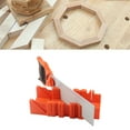 thumbnail image 3 of 12 Inch ABS Plastic Multiple Angle Clamping Mitre Box, Clamping Box With 14 Inch SK5 Alloy Steel Back Saw, 3 of 8