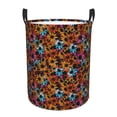 thumbnail image 2 of Uemuo Daisies Flowers Pattern Circular Laundry Hamper Basket with handles,Collapsible laundry basket,Large capacity laundry hamper,Laundry Organizer-Medium, 2 of 8