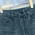 thumbnail image 5 of ClodeEU Women's Vintage High Waisted Wide Leg Jeans ,Baggy Draped Denim Pants Blue,Womens Plus M, 5 of 5
