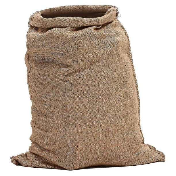 Saco de patatas multiusos, bolsa de competición elástica de lino de imitación ecológica de gran capacidad para jardín