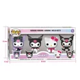 thumbnail image 3 of Sanrio Funko POP Kuromi figuras POP modelo juguetes para niñas regalo de cumpleaños para niños modelo de colección regalos de decoración, 4 piezas por juego, 3 of 4
