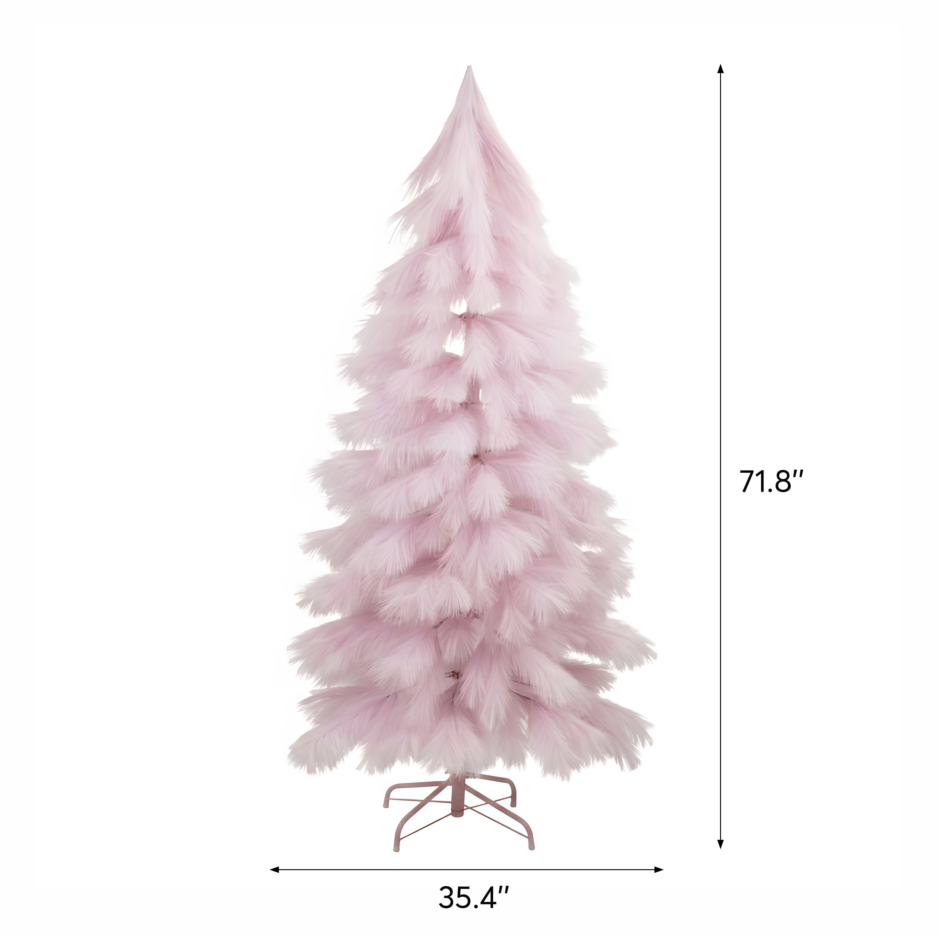 Elegant Home Decor 6ft Artificial Pampas Tree for Indoor Use
