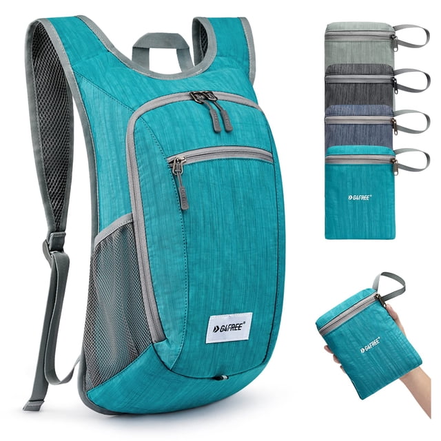 Mochila de Senderismo G4Free Ligera 10L/15L Plegable e Impermeable