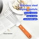 thumbnail image 3 of Freír la espátula mango de utensilios de cocina con fugas antideslizante Acero inoxidable Frito Cocina Colgando Parrilla flexible para peces de carne 2 piezas Speravity HA009892-02, 3 of 6